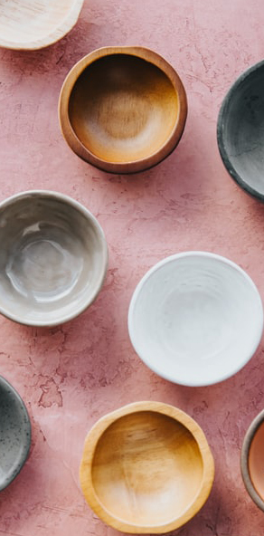 Pigment collection bowls